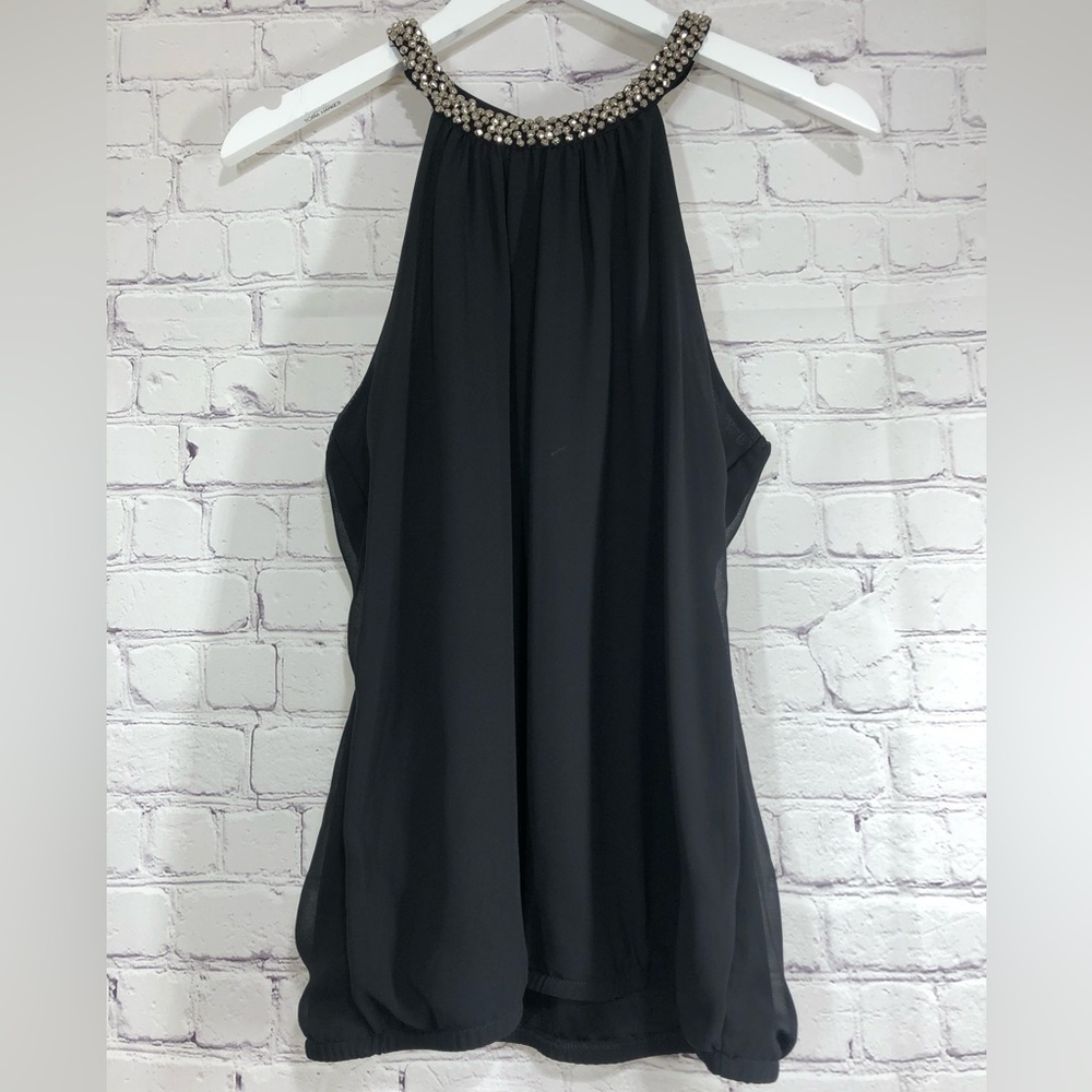 Express sheer top halter